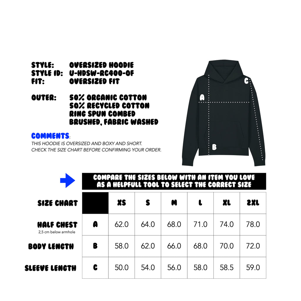 OVERSIZE HOODED SWEATSHIRT
