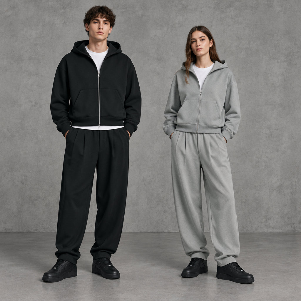 OVERSIZE ZIP HOODIE