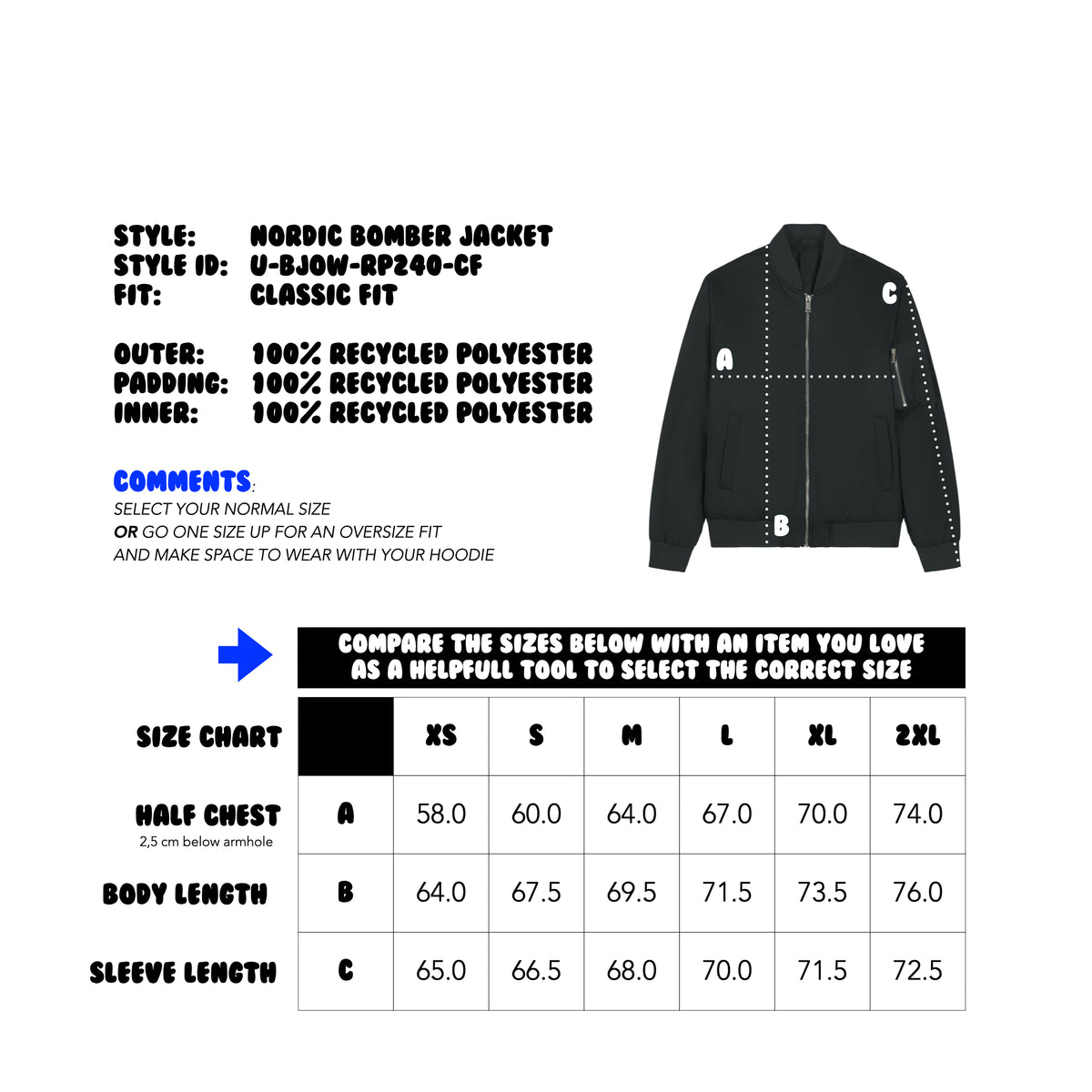 NORDIC BOMBER JACKET