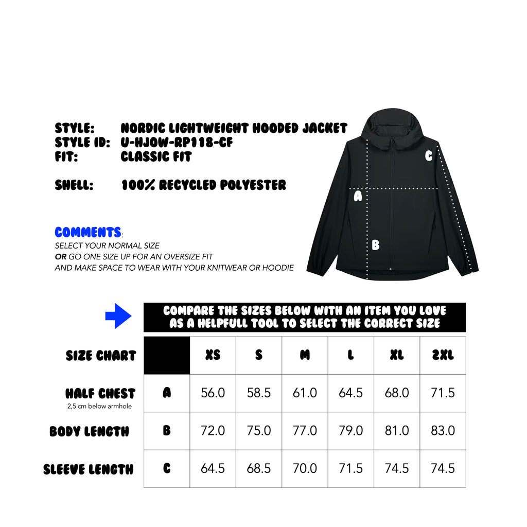 NORDIC LIGHTWEIGHT HOODED JACKET