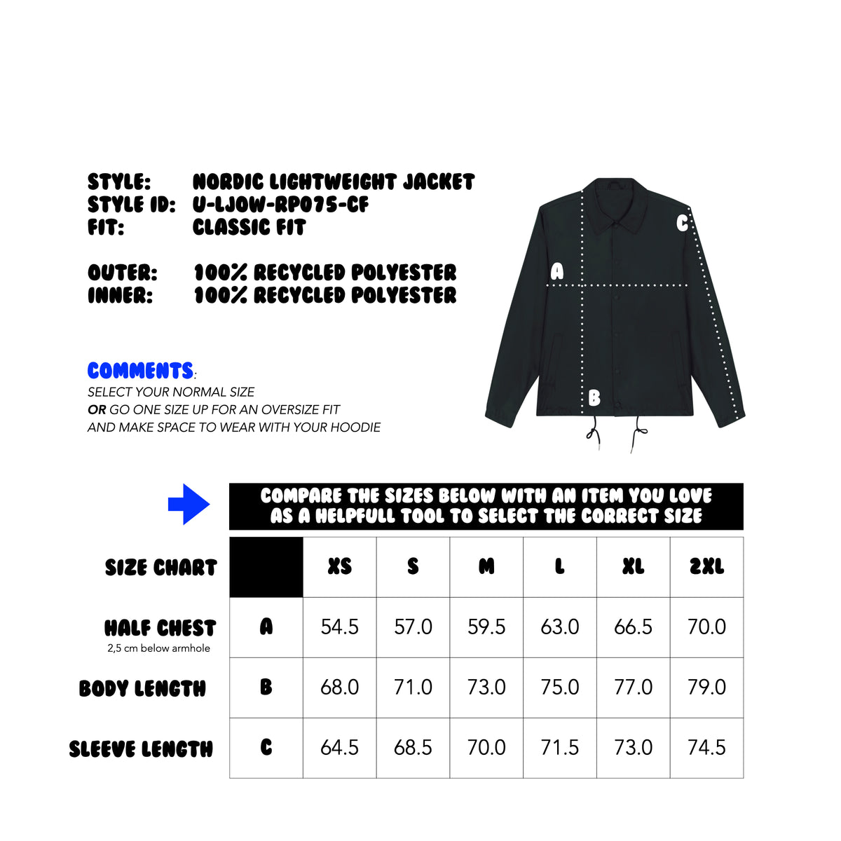 NORDIC LIGHTWEIGHT JACKET