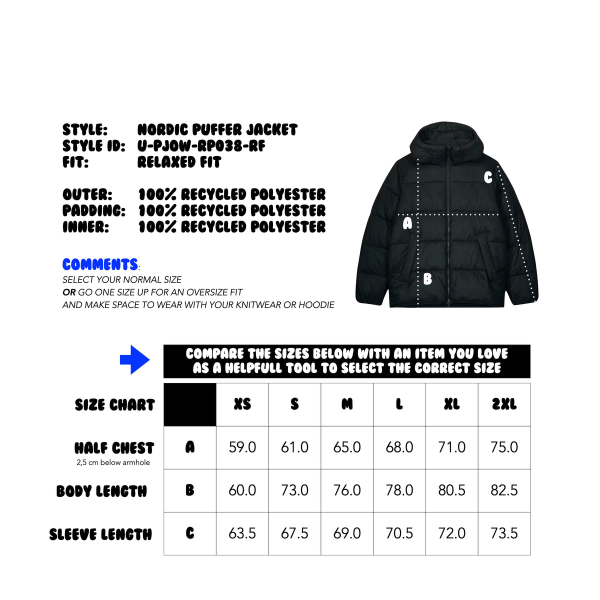 NORDIC PUFFER JACKET