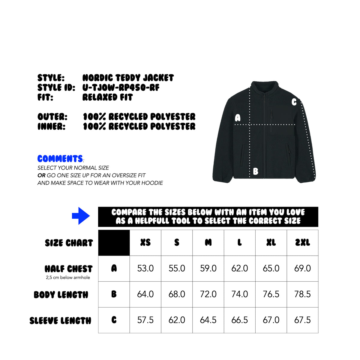 NORDIC TEDDY JACKET