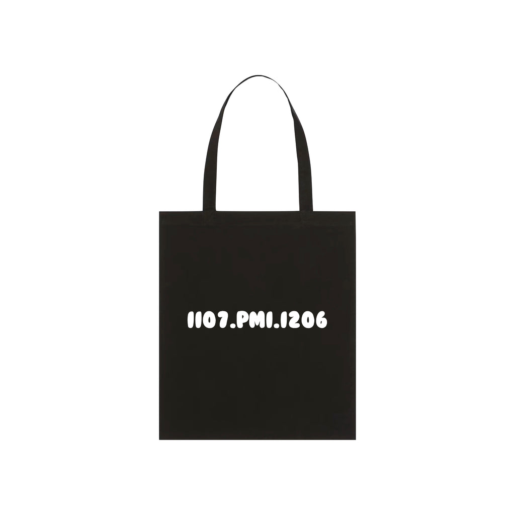 BLACK THIN TOTE BAG