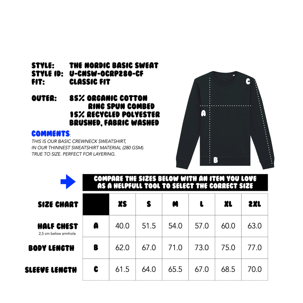 BASIC CREWNECK SWEATSHIRT