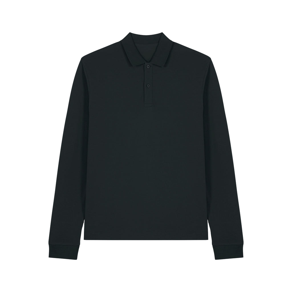 HEAVYWEIGHT LONG SLEEVED POLO SHIRT