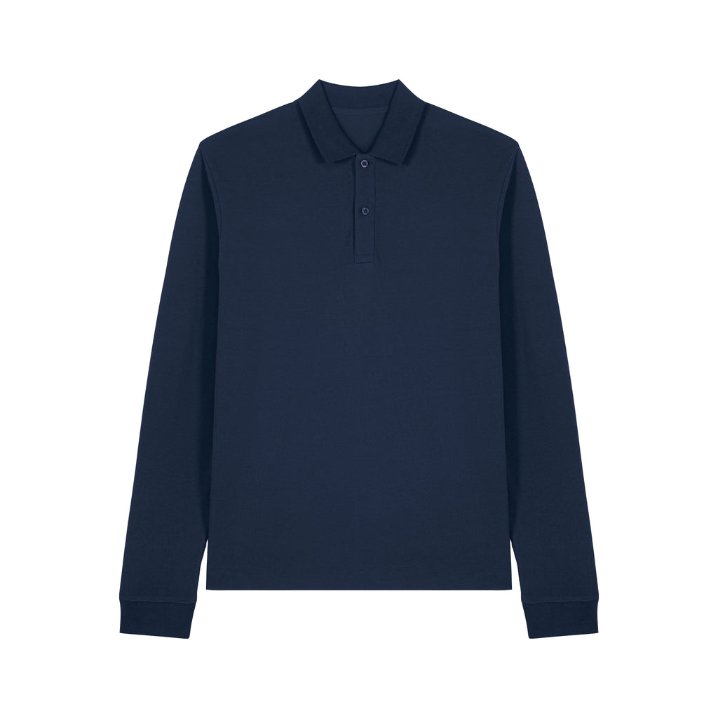 HEAVYWEIGHT LONG SLEEVED POLO SHIRT