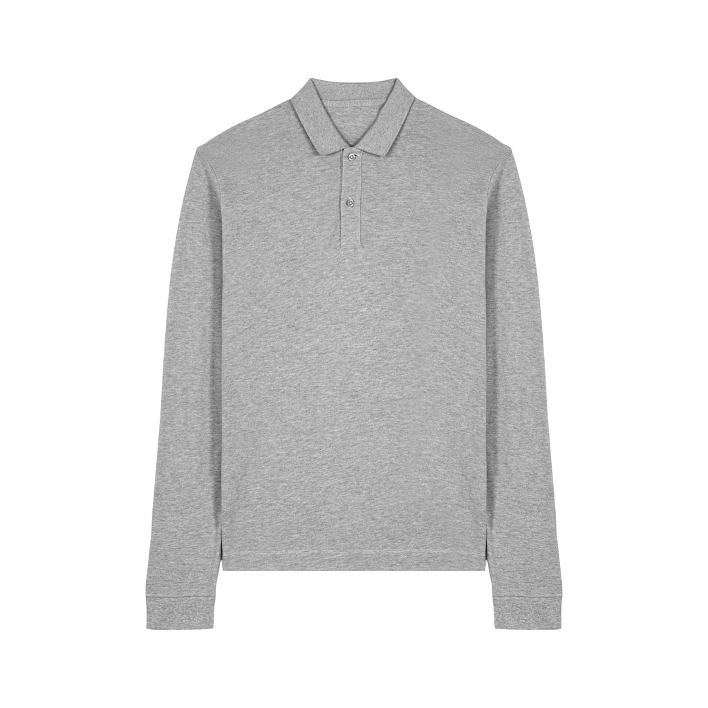 HEAVYWEIGHT LONG SLEEVED POLO SHIRT