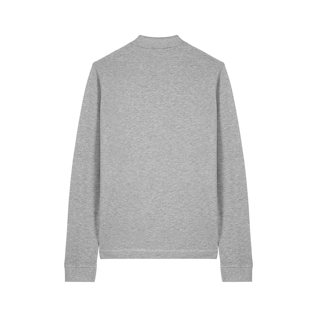 HEAVYWEIGHT LONG SLEEVED POLO SHIRT
