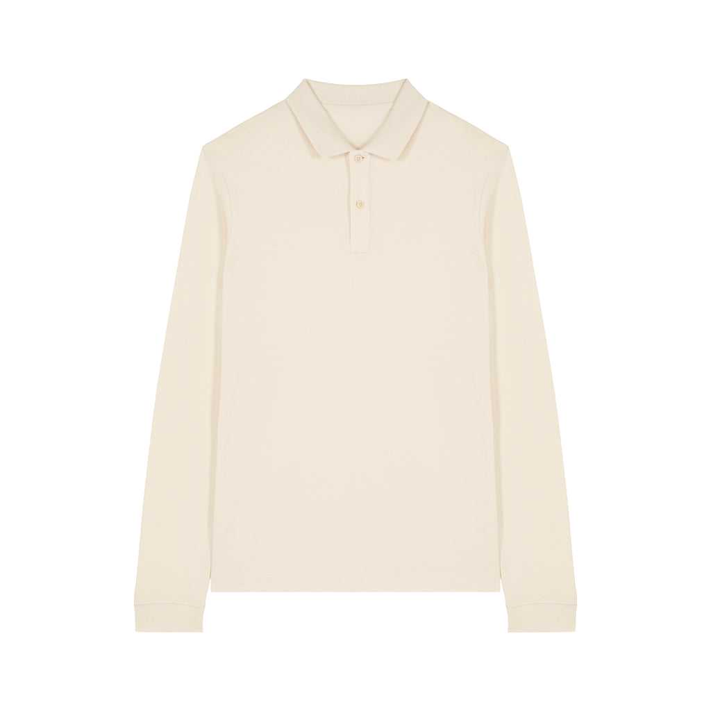 HEAVYWEIGHT LONG SLEEVED POLO SHIRT