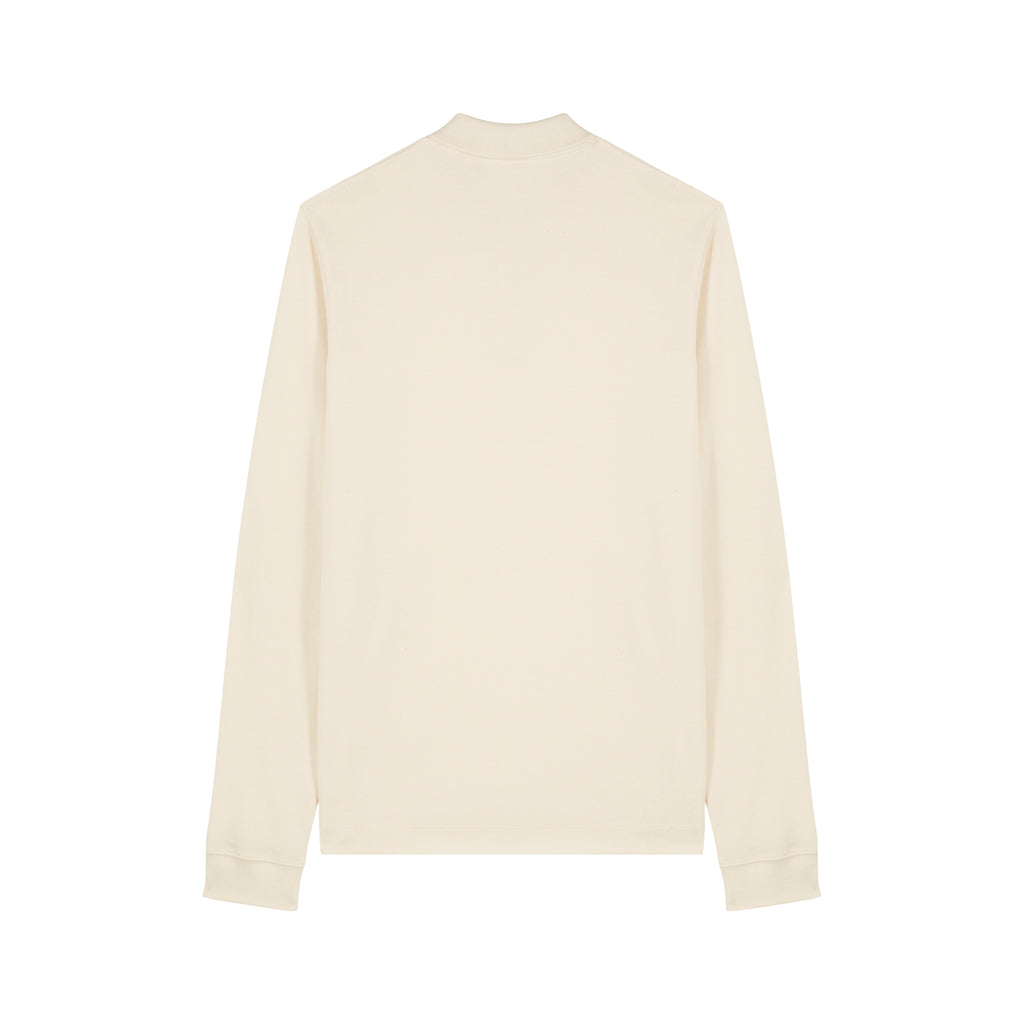 HEAVYWEIGHT LONG SLEEVED POLO SHIRT
