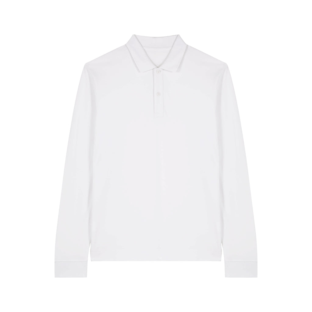 HEAVYWEIGHT LONG SLEEVED POLO SHIRT