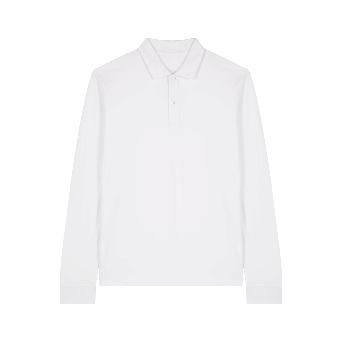 HEAVYWEIGHT LONG SLEEVED POLO SHIRT